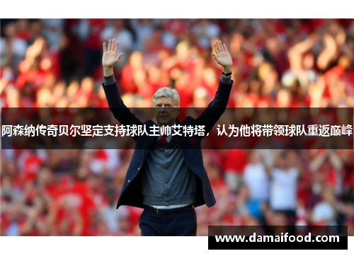 阿森纳传奇贝尔坚定支持球队主帅艾特塔，认为他将带领球队重返巅峰